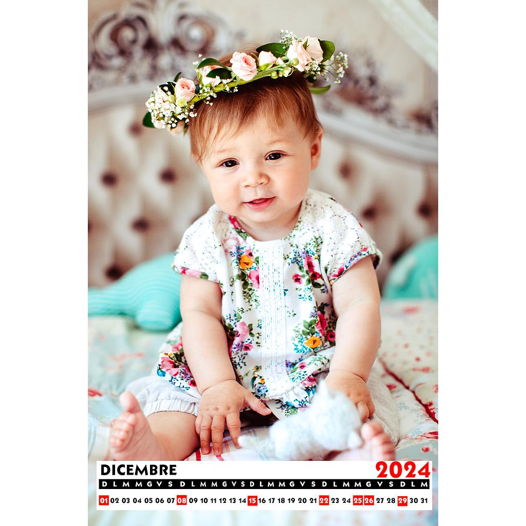 Calendario mensile 20 x 30 Cod. C372