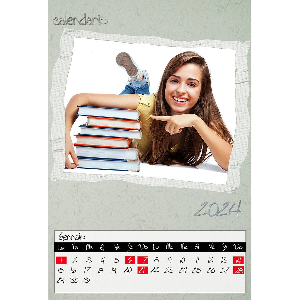 Calendario mensile 20 x 30 Cod. C544
