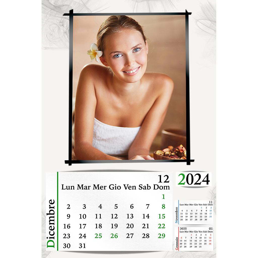 Calendario mensile 20 x 30 Cod. C1188
