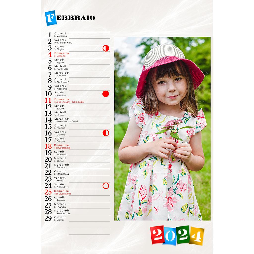 Calendario mensile 20 x 30 Cod. C1208