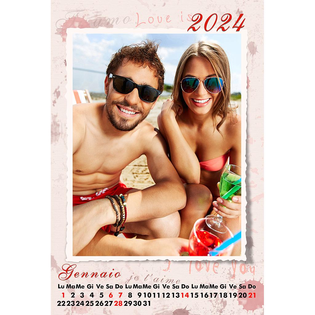 Calendario mensile 30x40 Cod. C065