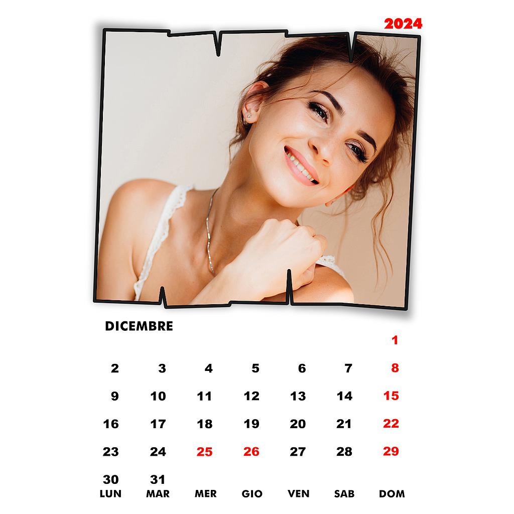 Calendario mensile 30x40 Cod. C430