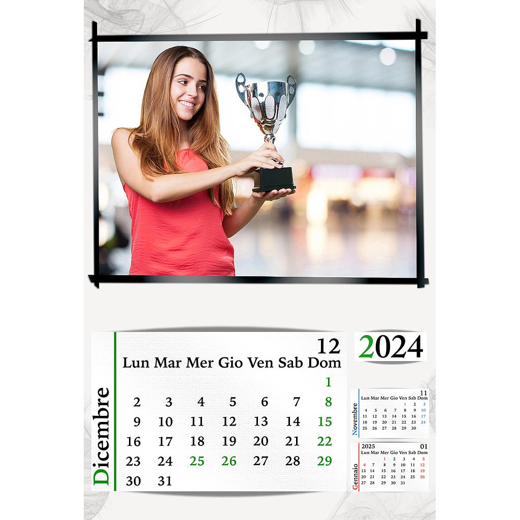 Calendario mensile 30x40 Cod. C1186