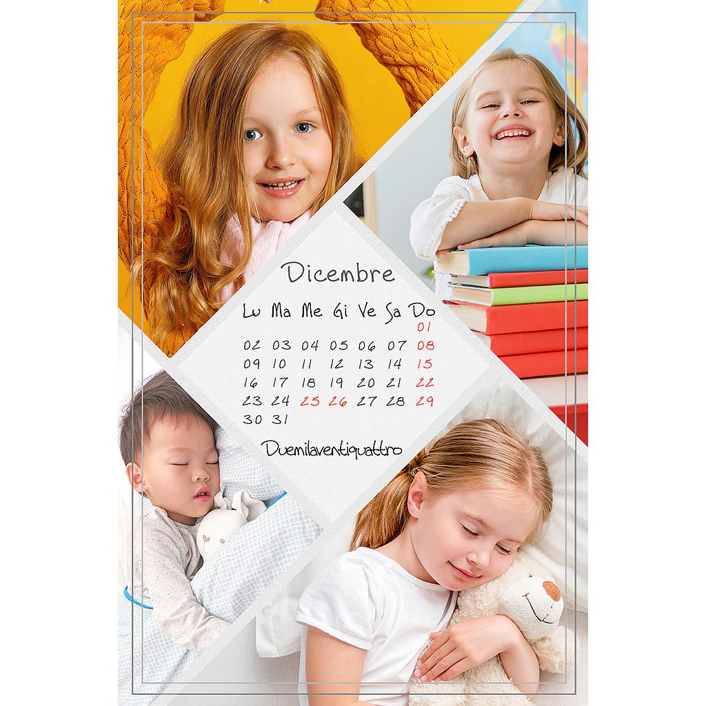Calendario mensile 30x40 Cod. C2089