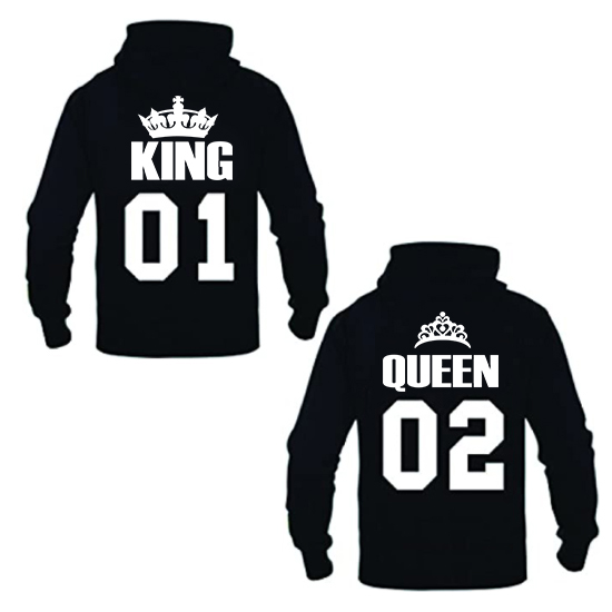 Felpe King e Queen Nera 02