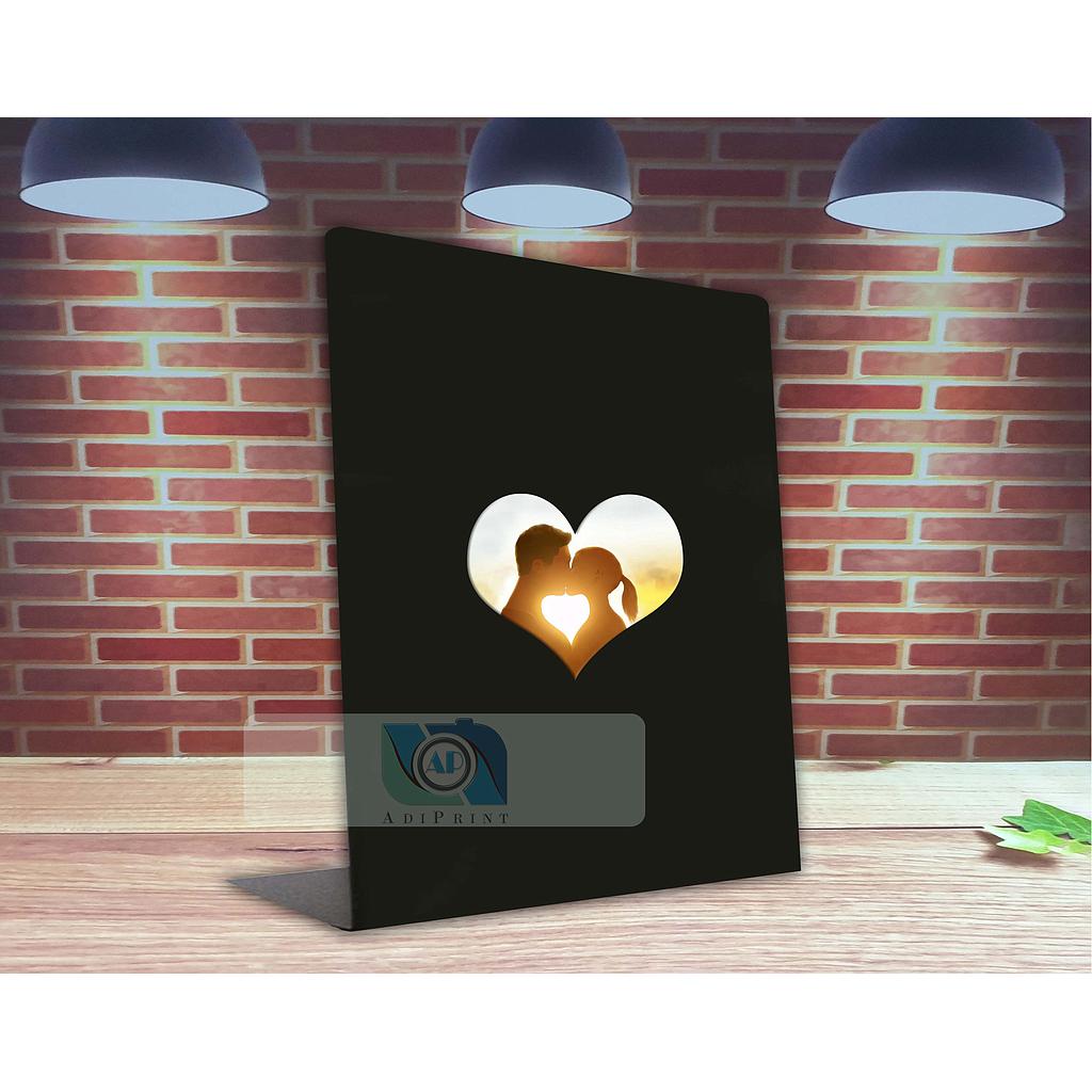 Calamita Cuore Plastica 6,5 x 6,5