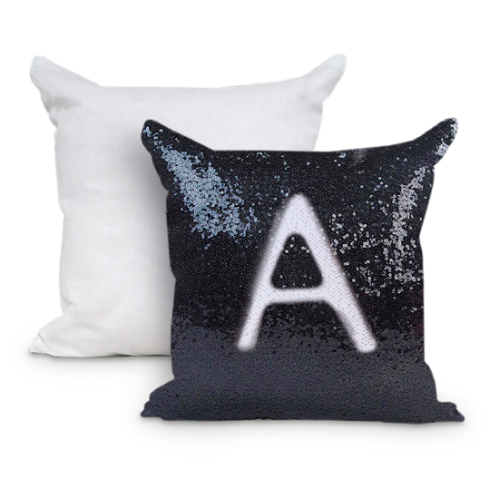 Cuscino Paillettes - QuadratoNero