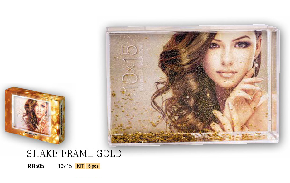 Portafoto Shake Frame Gold - 10 x 15