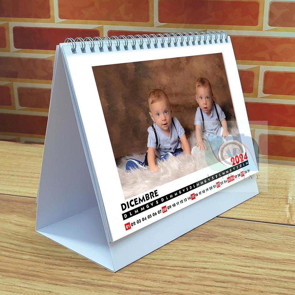 Calendario da tavola foto orizzontale