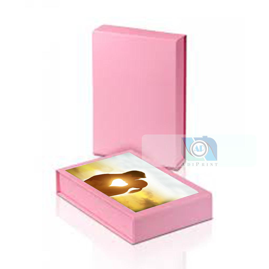 Scatola Rettangolare Rosa