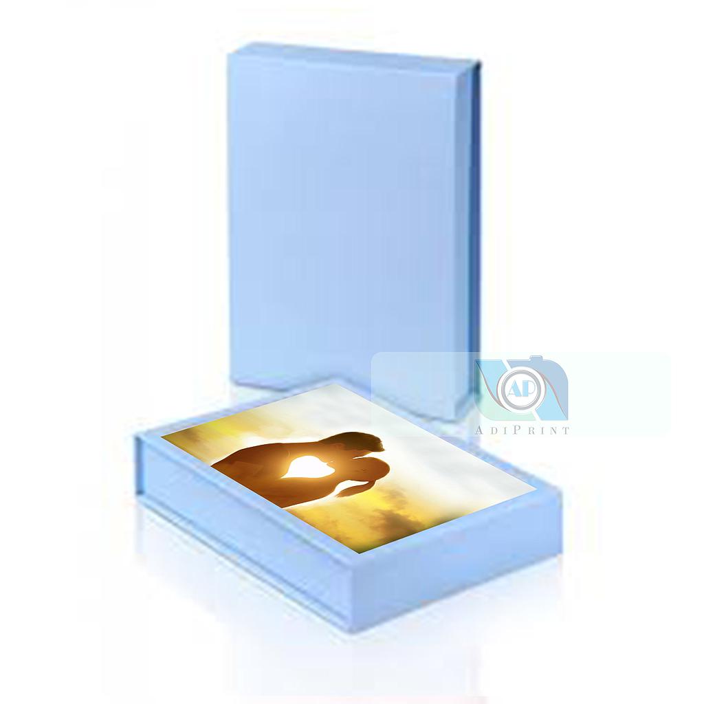 Scatola Rettangolare Celeste