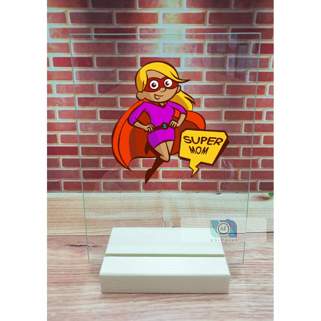 Vetro Personalizzato Mamma cod. 10