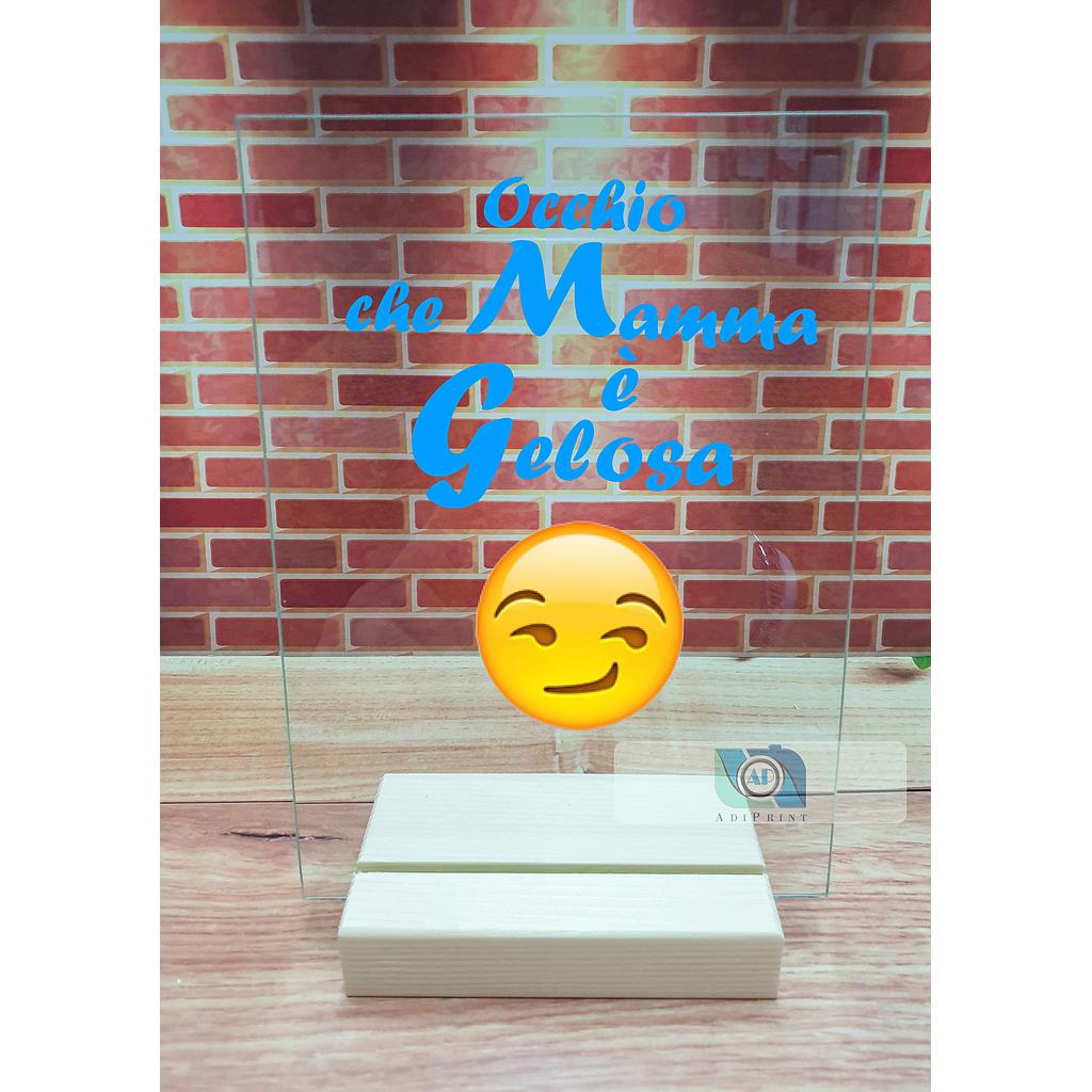 Vetro Personalizzato Mamma cod. 06