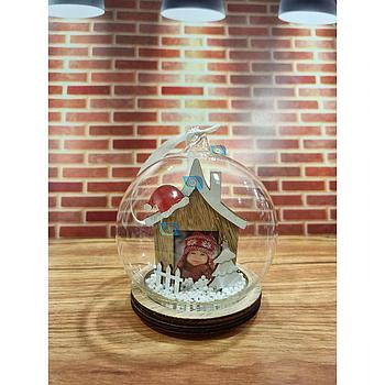 Cornice Cupola Natalizia Blitzen CH22F