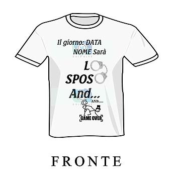 Tshirt Addio al Celibato Cod.17