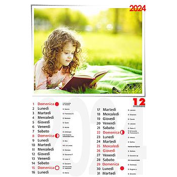 Calendario mensile 30x40 Cod. C433
