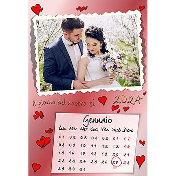 Calendario mensile 30x40 Cod. C666