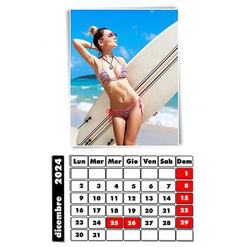 Calendario mensile 30x40 Cod. C934