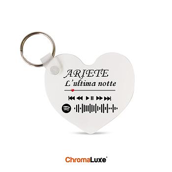 Spotify portachiavi cuore