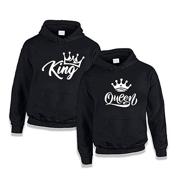 Felpa King e Queen Nera 01