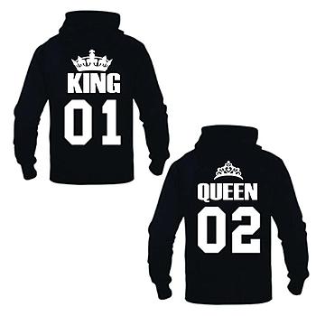 Felpe King e Queen Nera 02