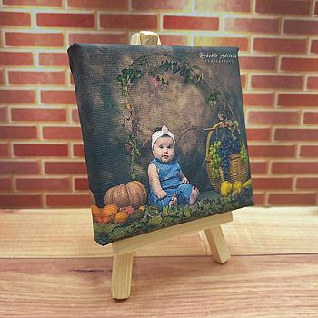 Stampa su Tela 10 x 10 completo di Cavalletto