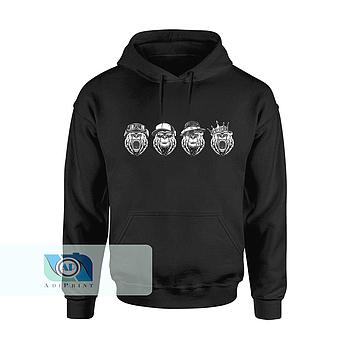 Felpa Unisex Nera Cod.19