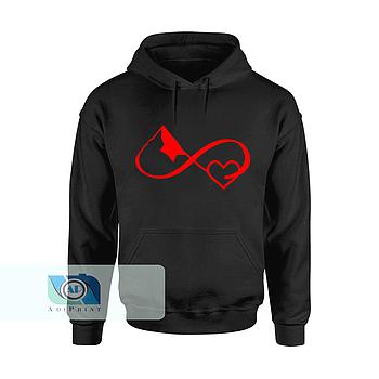 Felpa Unisex Nera Cod.01