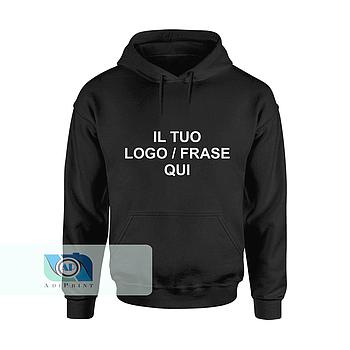 Felpa Unisex Nera Cod.00