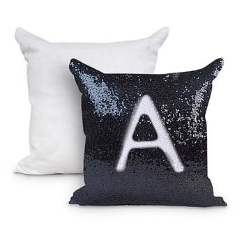 Cuscino Paillettes - QuadratoNero