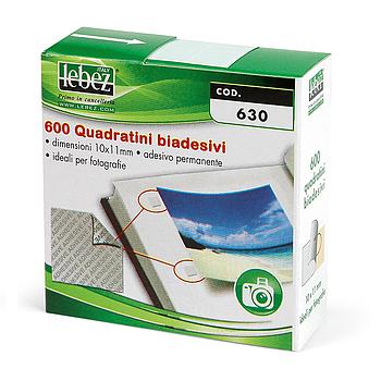 Quadratini biadesivi - 600 Pz