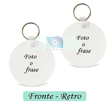 Portachiavi FRP circolare Fronte Retro