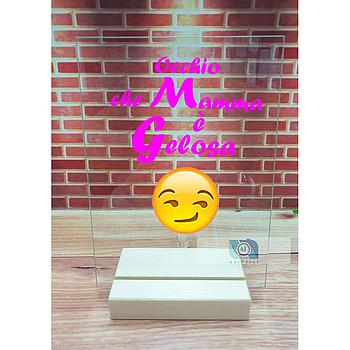 Vetro Personalizzato Mamma cod. 07