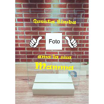 Vetro Personalizzato Mamma cod. 03