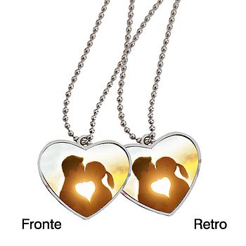 Collana Cuore Fronte Retro